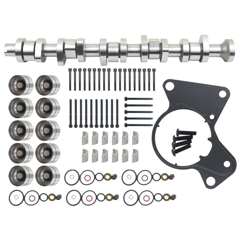 Flynsu Nockenwelle + Nockenlagersatz Kompatibel mit Transp0rter V T5 2.5 TDI AXD AXE BAC BLK 038103673A 038103714G von Flynsu