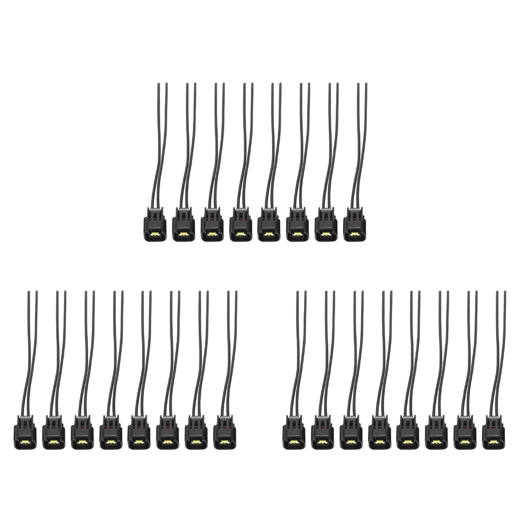 Fmoutyy 24 STÜCKE Zündung Spule Stecker Kabel Baugruppe für 4.6L 5.4L 6.8L Cobra F250 E150 DJ7022Y-2.3-21 von Fmoutyy