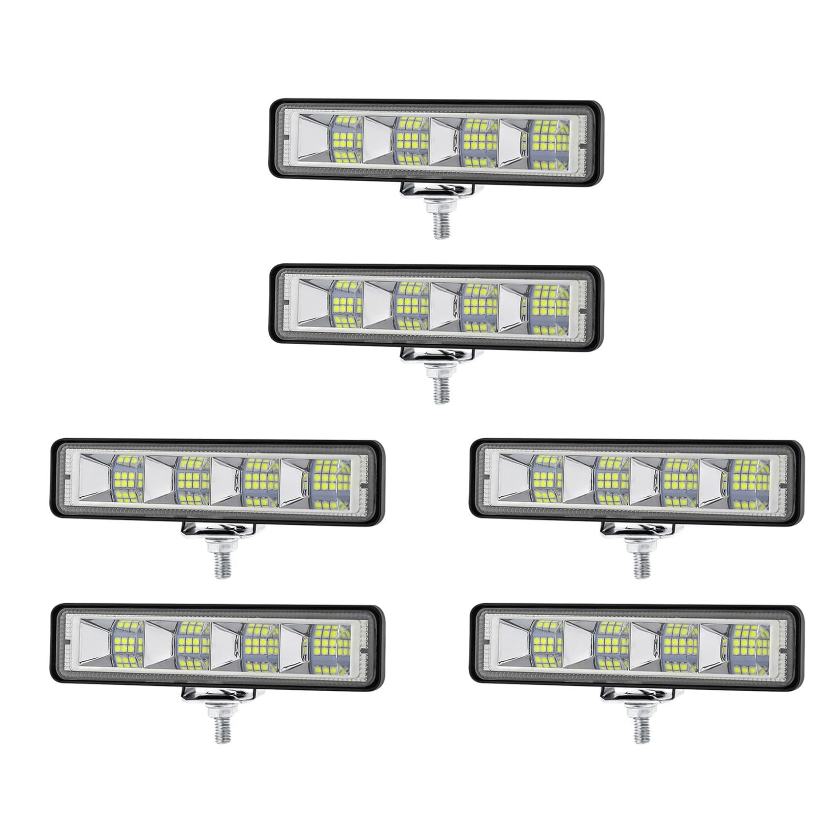 Fmoutyy Wasserdichte LED-Bootslichter, 6 Lichter, 72 W, wasserdicht, getestetes Deck/Dock, Marine-Lichter, 2200 lm, 120° Flutlicht, Schiffslichter von Fmoutyy