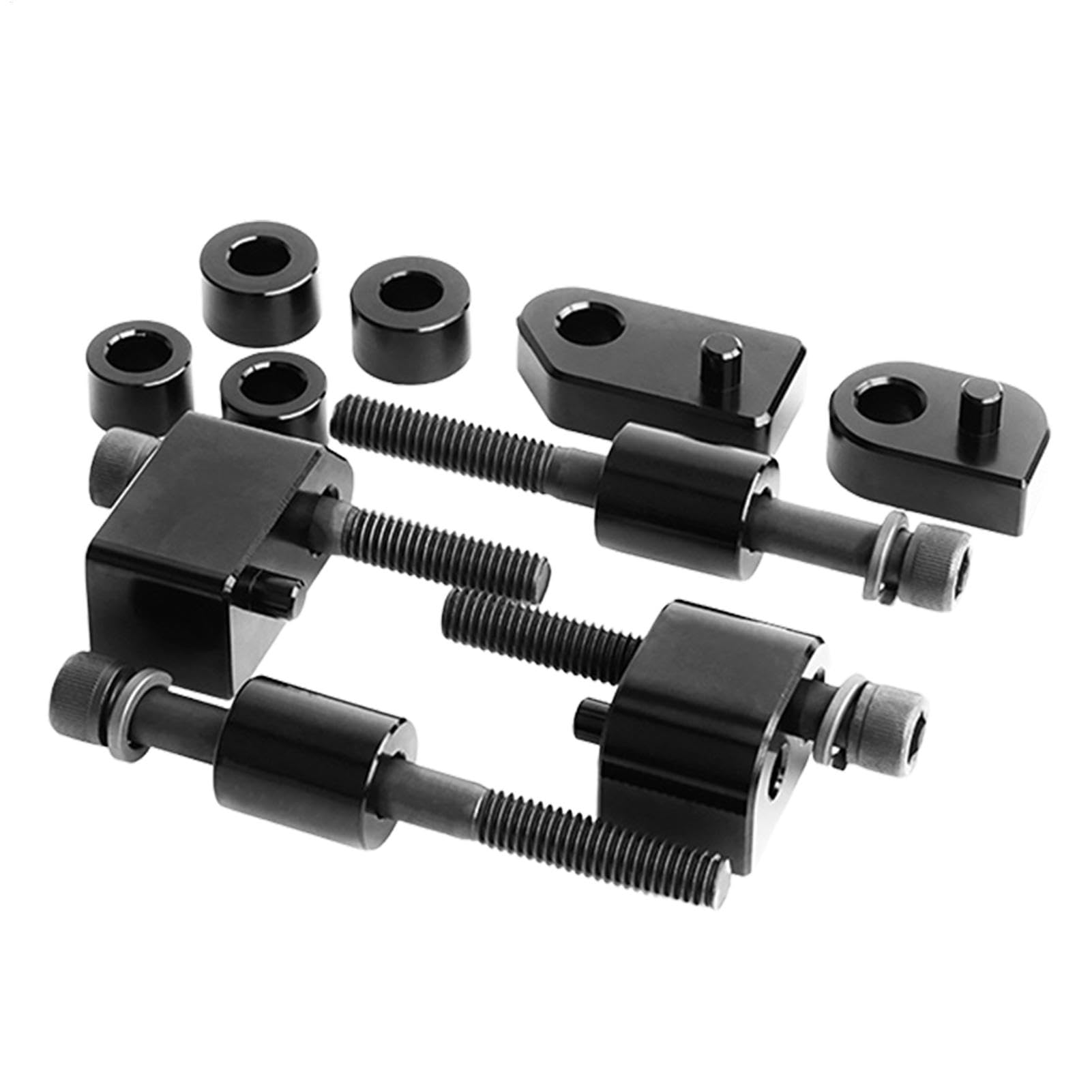 FmtwPhn Driver Floorboard Extension Kit | 1/1.5 Zoll Outward Spacer Driver Floorboard Extension Kit | Fußstütze Abstandshalter Extender Rostfrei Pedal Verlängerung für Touring Motorräder von FmtwPhn