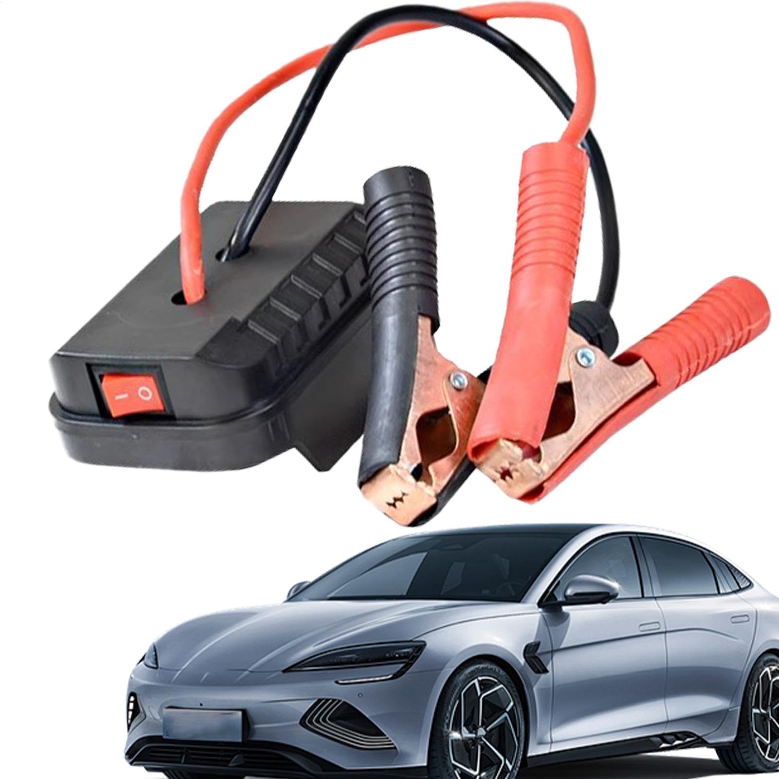 Autobatterie-Starthilfe – Autobatterie-Booster, tragbarer Auto-Starthilfe | Tragbare Starthilfe-Lithium-Batterie-Jumper-Box, Schnelllade-Automobil-Booster mit doppeltem USB für Pkw und LKW von Fmzrbnih