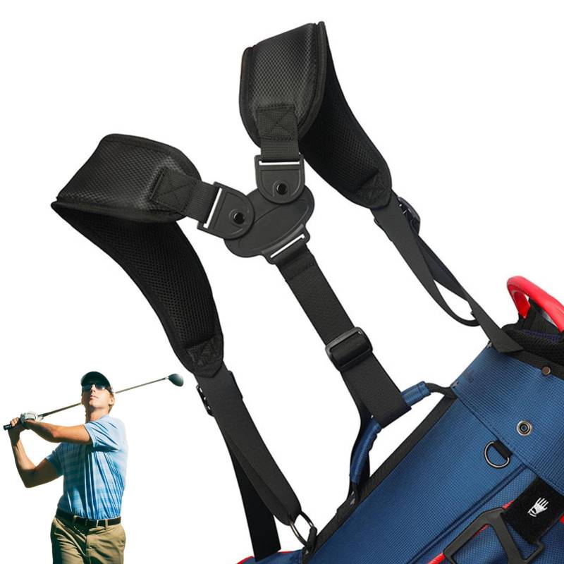 Golftaschengurte – Verstellbarer Seesackgurt, Rutschfester Golftaschen-Tragegurt | Wasserdichte Golfschläger-Organizer-Tasche, Verstellbarer Riemen Für Aktentasche, Reisetasche, Sporttaschen, (13,77 Z von Fmzrbnih