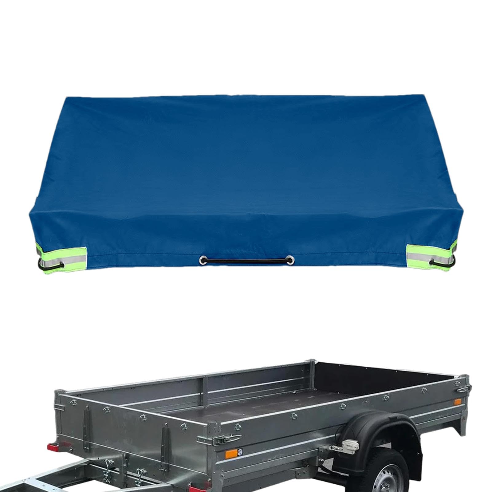 Trailer Cover - Trailer Camping Cover, Tragbares Anhänger -Deckungsgepäck | UV-Schutz Für Frostresistente Wohnmobile Camping-Plane Für Andere Fahrzeuge, Autoanhänger, Transportanhänger (81,5 X 44,88x3 von Fmzrbnih