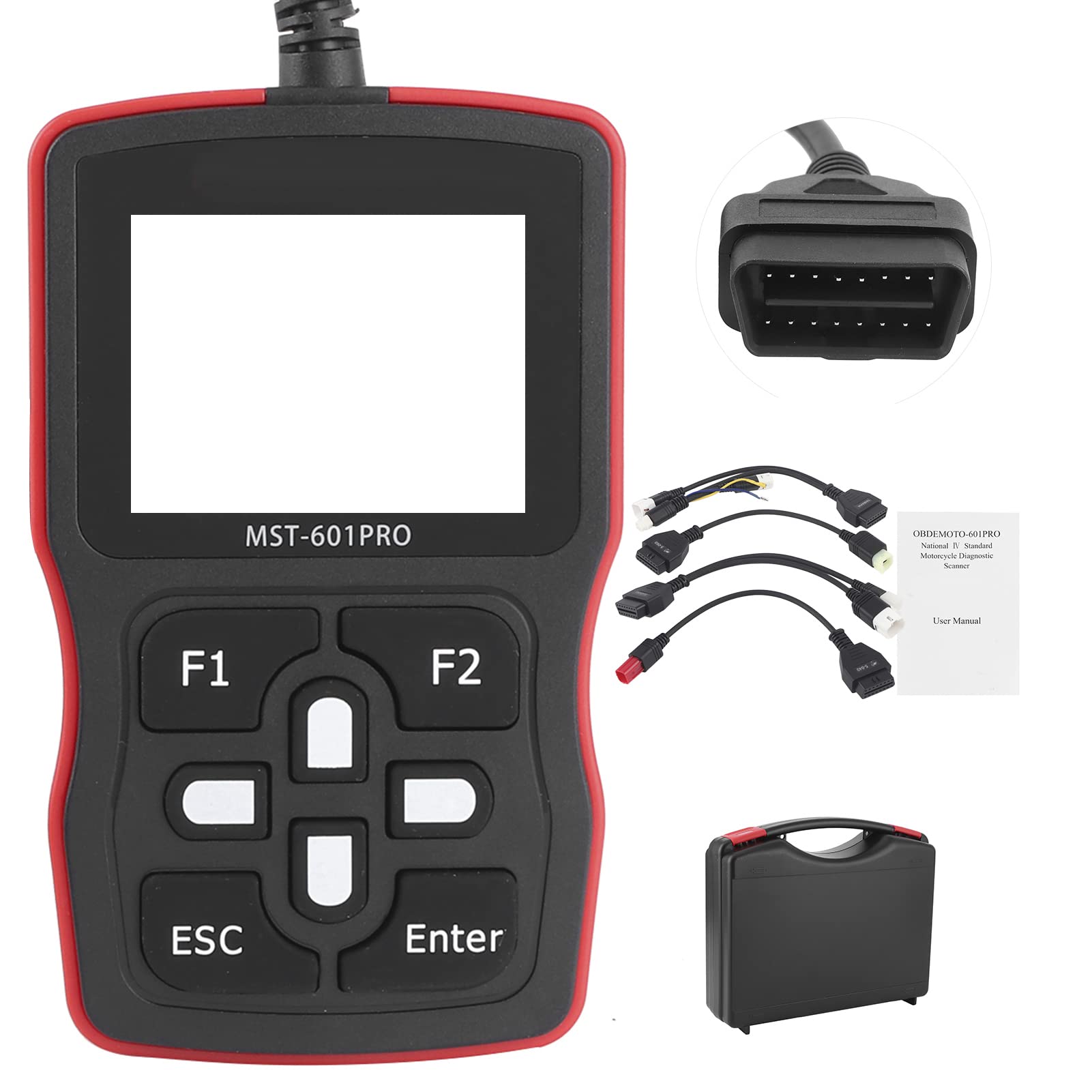 Fehlercode-Leser, 2.4In Bildschirm Motorrad OBD2 Scanner, DTC Lookup, Display Live ECU PCM Datenstrom, Ansicht Freeze Frame Daten, Diagnose-Scan-Tool für Suzuki, Motor System von Focket