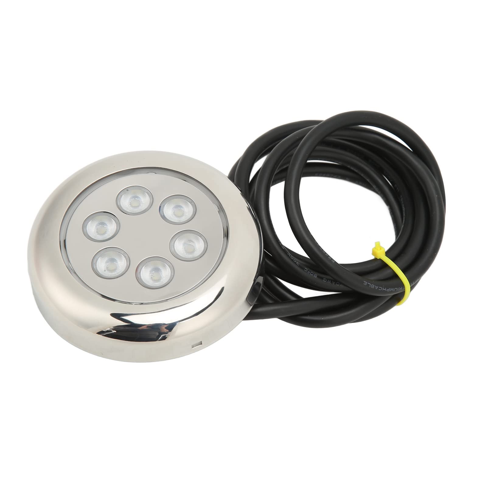 Fockety LED-Unterwasser-Boot-Lichter, 3.5in IP68 wasserdicht LED-Unterwasser-Licht, Oberflächenmontage, 12V-24VDC, Unterwasser-Balkenlicht für Boote Yachten Kreuzfahrtschiffe Segelboot (RGBW) von Fockety