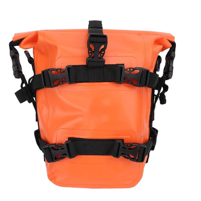 Fockety Motorrad-Stoßstangentasche, Universelle wasserdichte Motorrad-Frontstoßstangentasche, Motor-Sturzbügel-Tasche, Motorrad-Seitentasche, Moto-Satteltasche für Dirt Bikes (ORANGE) von Fockety