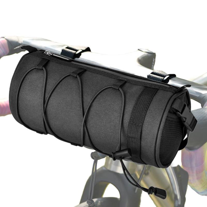 Fahrradtasche für den Vorderlenker | Wasserdichte vordere Fahrradtasche | Rahmentasche für Rennräder | Große Kapazität und verschleißfeste reflektierende Oberrohrtasche für Fahrradlenkerzubehör von Foeirp