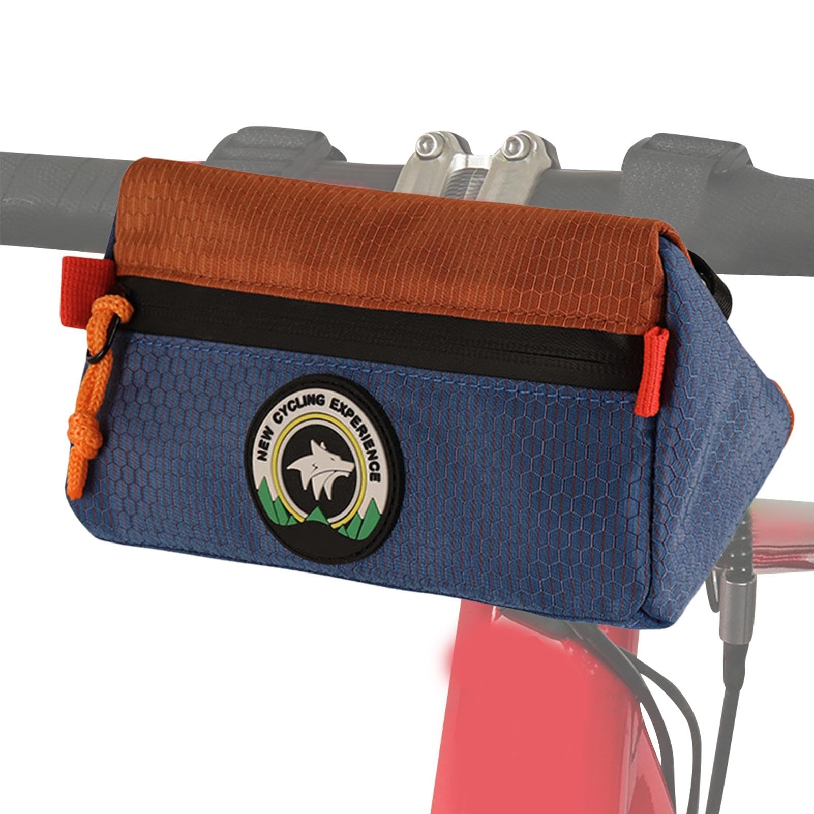 Foeirp Lenkertasche, 1L Fahrradtasche, Reittasche für Roller, Radfahren, Reisen, Reiten, Schultertasche, Aufbewahrungstasche, Zubehör von Foeirp