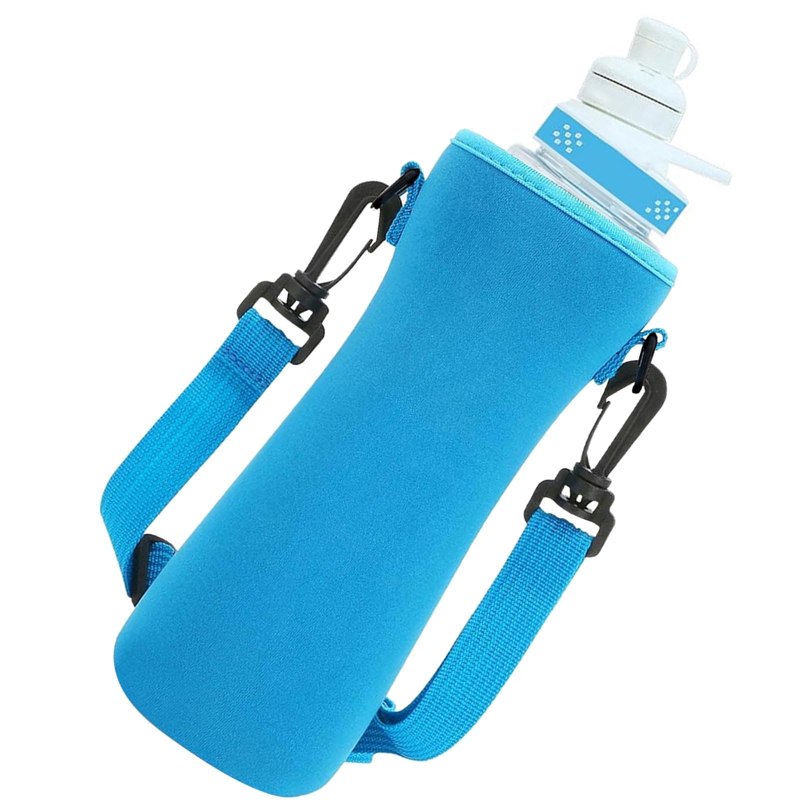 Foeirp Neopren-Glas-Wasserflaschenhüllen, Neopren-Flaschenhülle - Trägerhaltertasche - Tragbarer, mit Neopren isolierter Wasserflaschenkühler, isolierter Flaschenhalter, Tragetasche für den von Foeirp