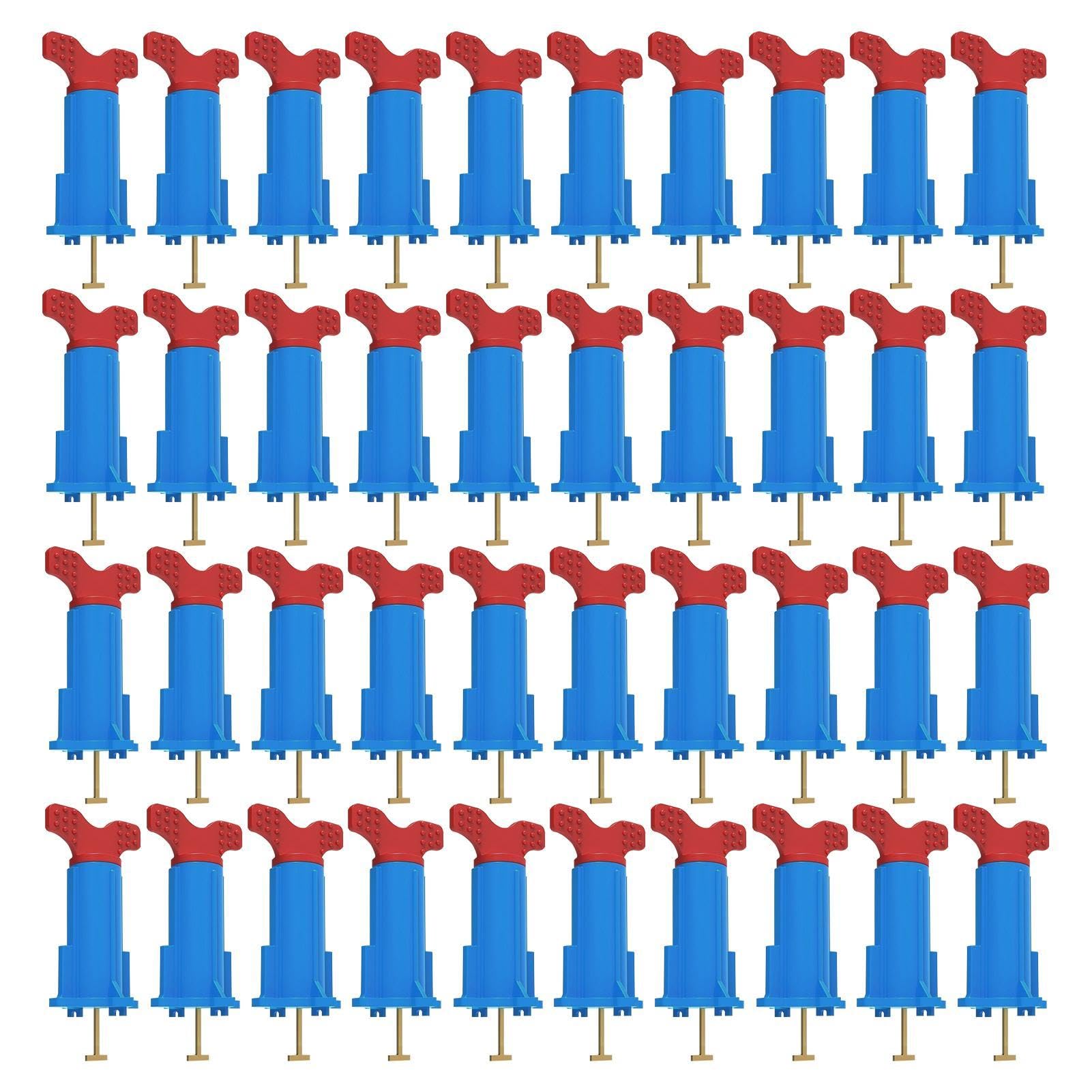 Wiederverwendbare Fliesen-Nivelliermassen, kompakte Fliesenverlege-Nivelliergeräte, präzises Fliesen-Nivelliersystem, wiederverwendbares Fliesen-Nivellierwerkzeug-Set 8,3 x 3,9 x 3,6 cm/3,27 x 1,54 x von Foeirp