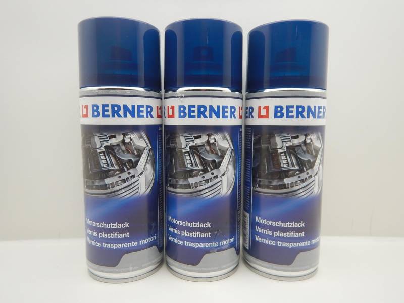 FORCH 3X Berner Spraydose Motorschutzlack Schutzlack Motor Schutz Kfz Lack 400ml von FORCH