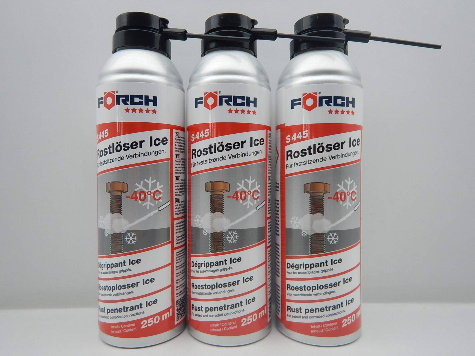 FORCH HIGHTECH ROSTLÖSER Ice S445 ROSTLÖSER ROST VEREISER Spray KRIECHÖL 250ML (3) von FORCH