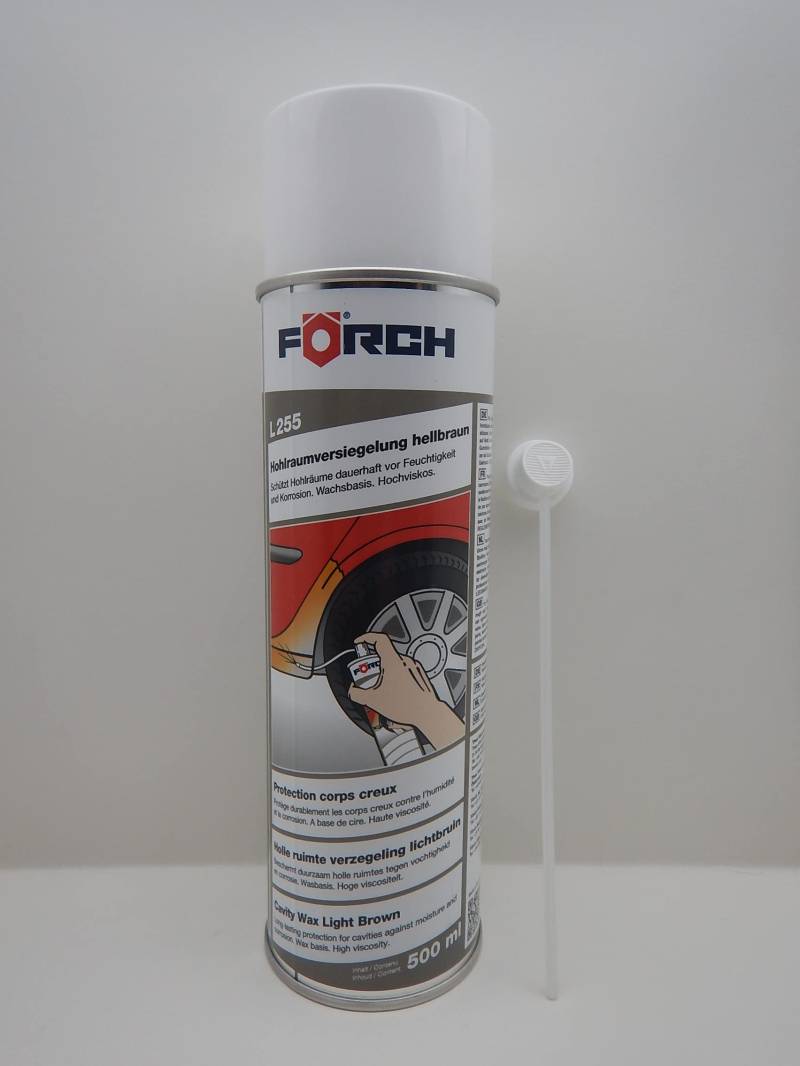 Förch L255 HOHLRAUMVERSIEGELUNG HOHLRAUM HOHLRAUMWACHS Spray ROST 500ML (1) von FORCH