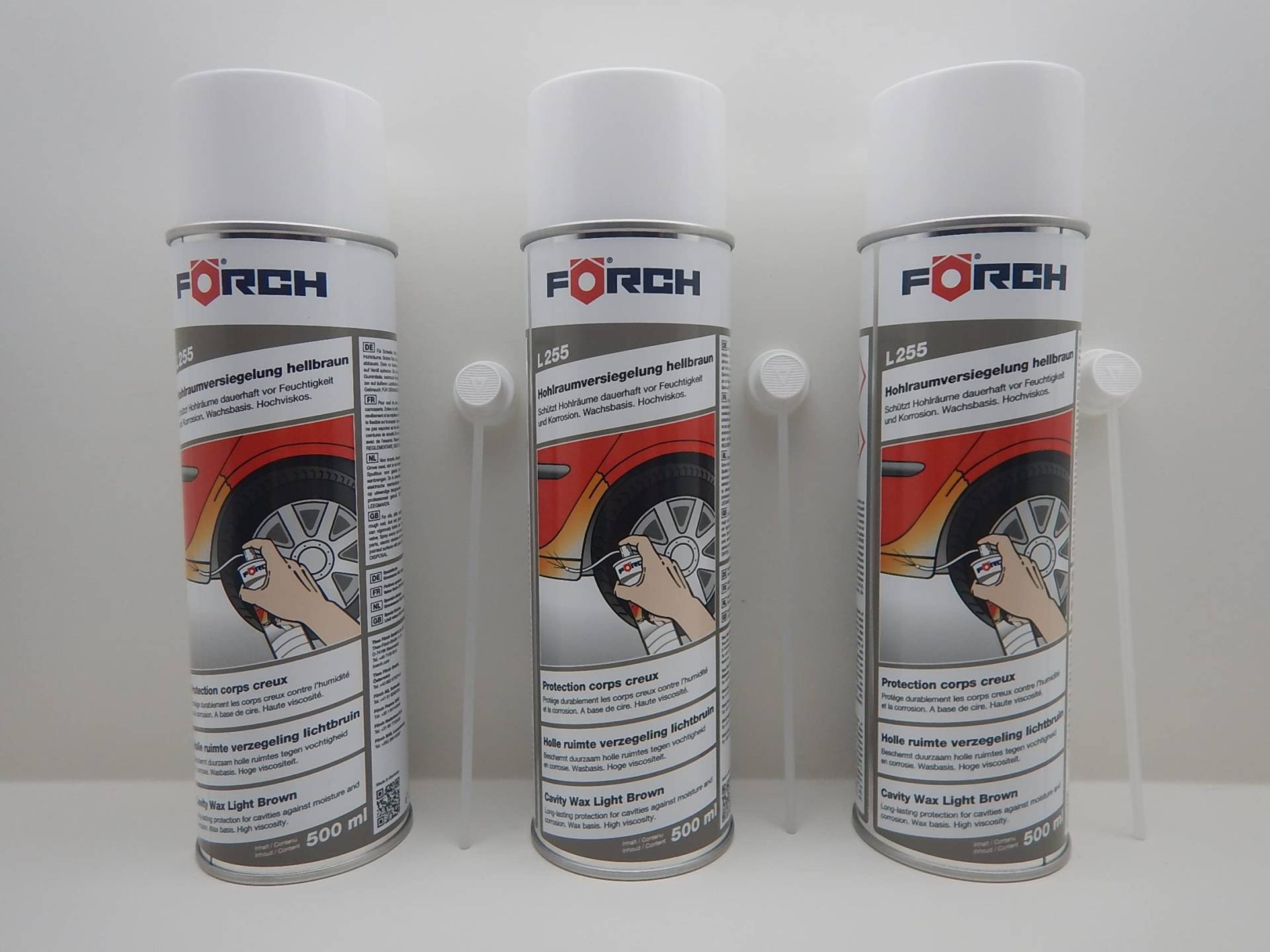 FORCH L255 HOHLRAUMVERSIEGELUNG HOHLRAUM HOHLRAUMWACHS Spray ROST 500ML (3) von FORCH