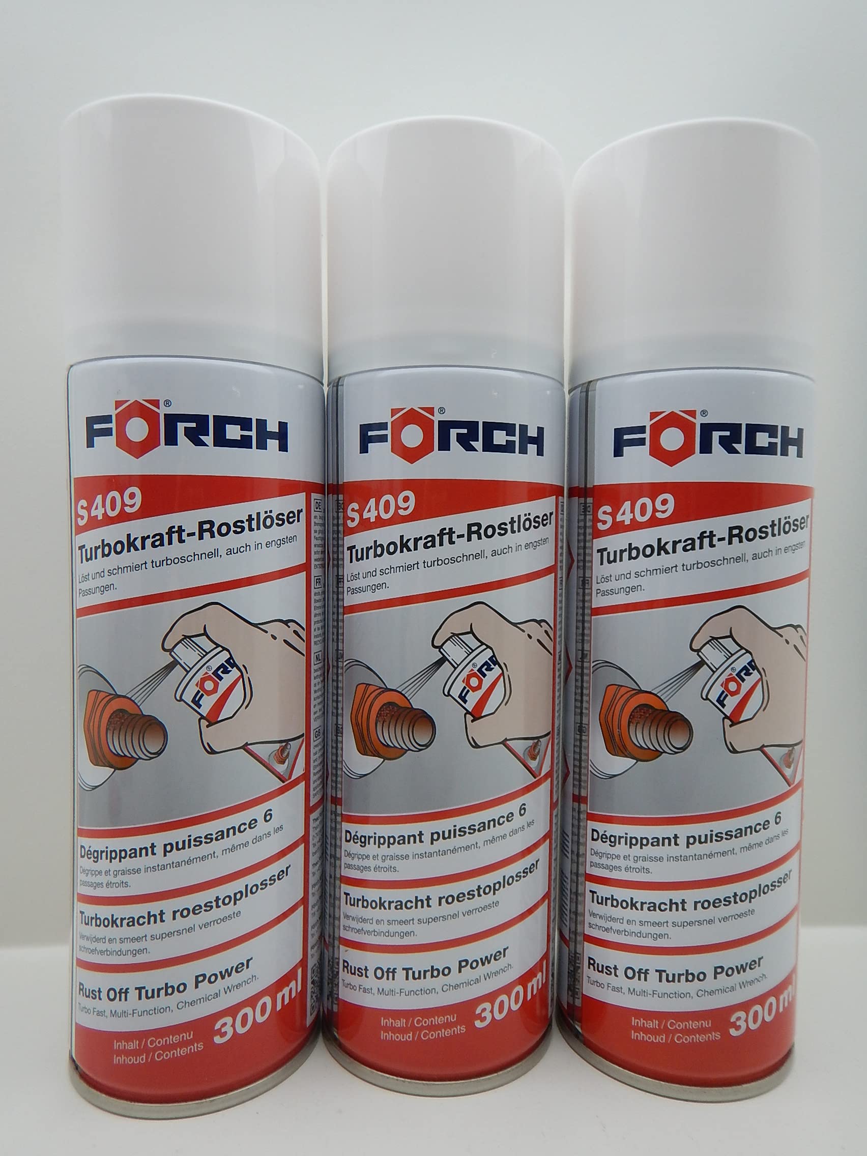 FORCH S409 TURBOKRAFT ROSTLÖSER Schrauben LÖSEN ROST KRIECHÖL 300ml (3) von FORCH