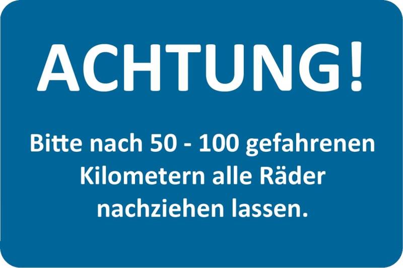 KUNDENDIENST KUNDENDIENSTAUFKLEBER Service RÄDER NACHZIEHEN (250) von FORCH