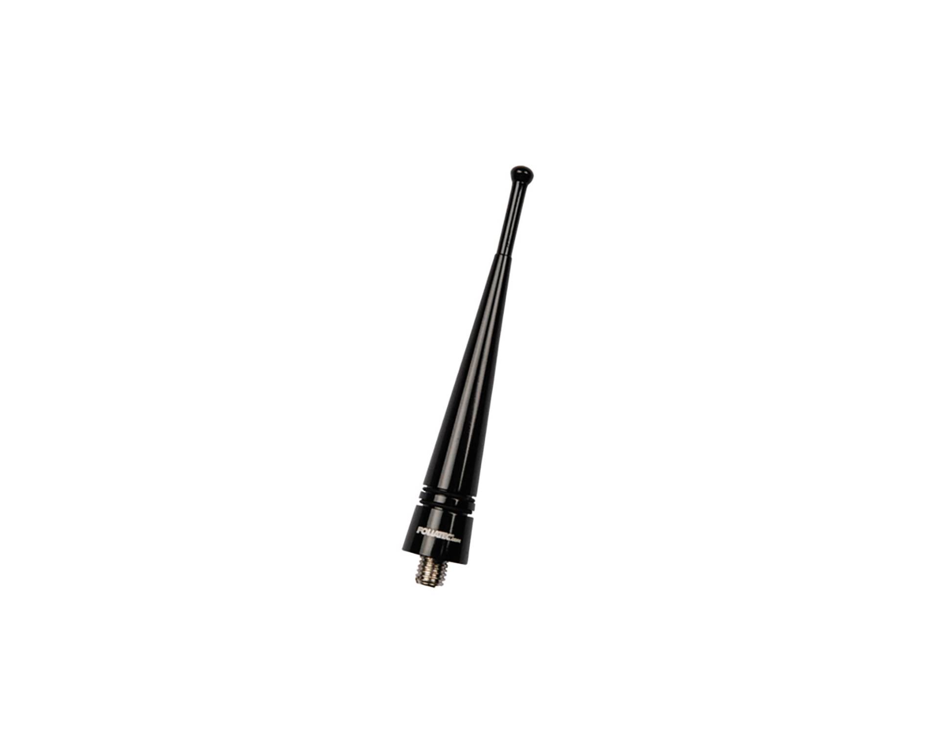 FOLIATEC Fact Autoantenne Design Antenne Typ Pin 2, Länge 9 cm, schwarz von Foliatec