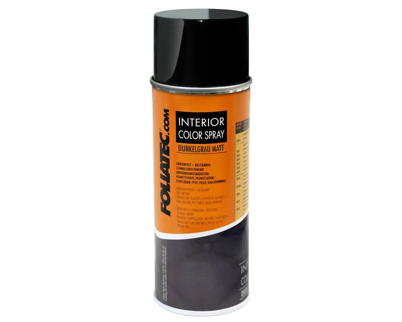 Foliatec Interior Color Spray - Dunkel Grau Matt 1x400ml von Foliatec