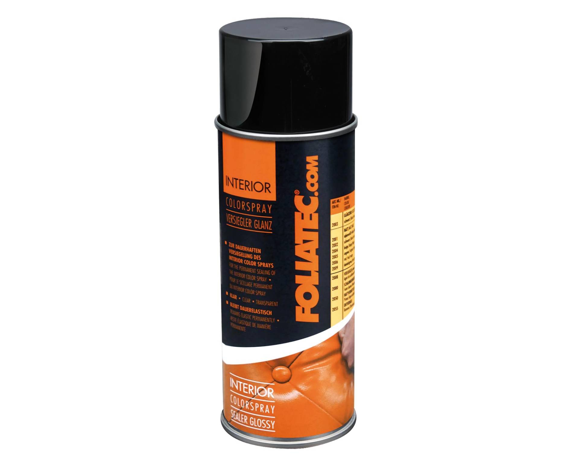 FOLIATEC Interior Color Spray Versiegler Spray-Versiegelung, Transparent Glänzend, 400 ml von Foliatec