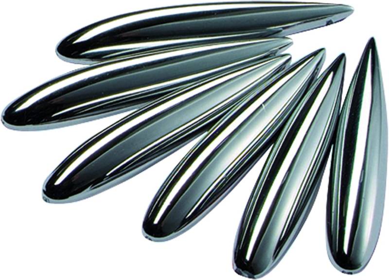 Foliatec FT34503 34503 AERO Chrom Wings, Längskiemen zum Kleben, Set of 12 von Foliatec