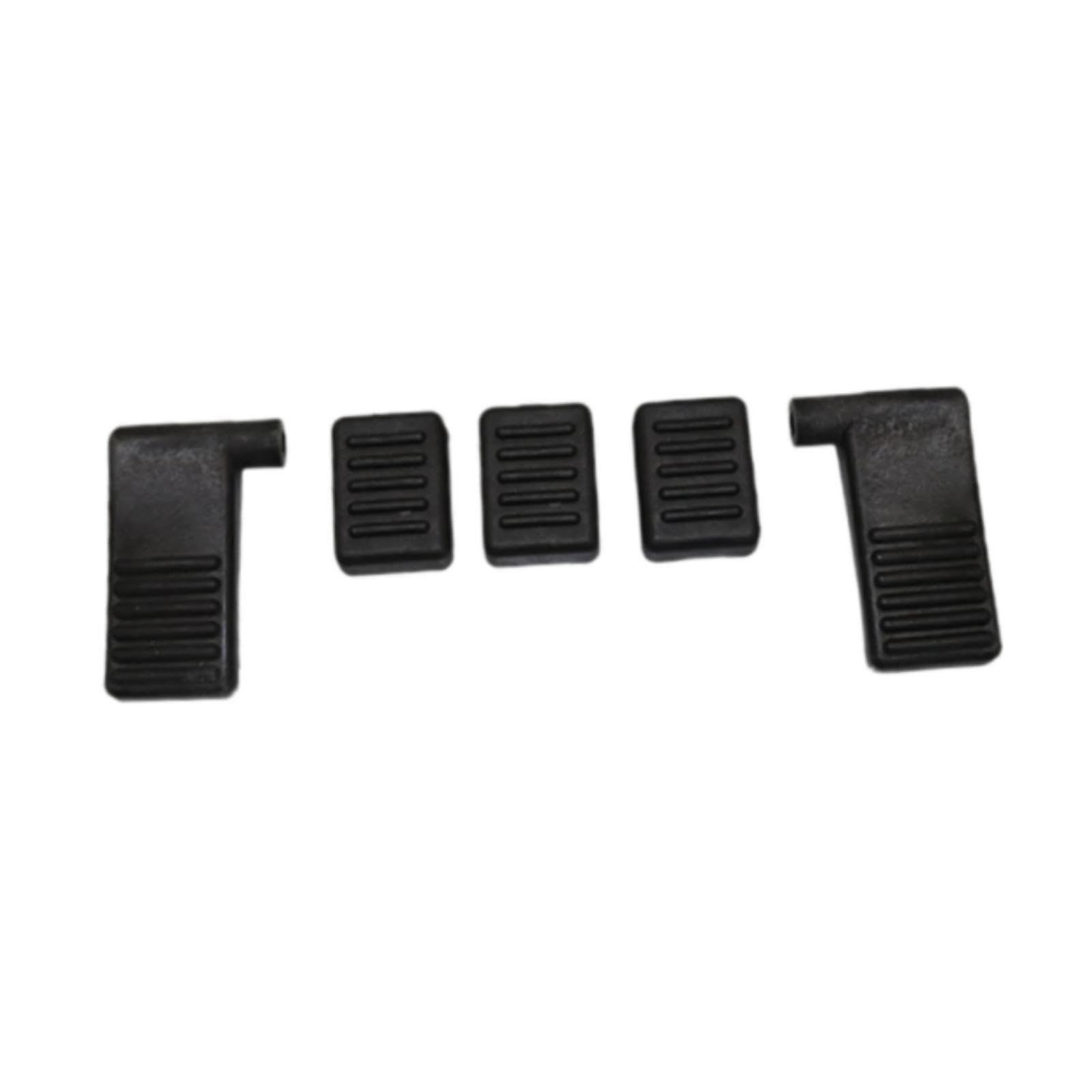 Folpus 5pcs Car Foot Board Foot Pegs Professionelle Antislip -Versammlungsfußpolster Fußrinne für die meisten Autos von Folpus