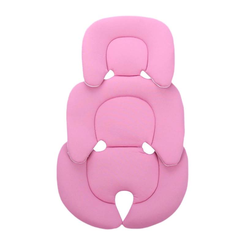 Folpus Kinderwagenkissen, Babysitzpolster, universelles, weiches Matratzenpolster für Kleinkinder, Kinderwagenkorb, Sitzinnenseite für Kinderwagen, Rosa von Folpus