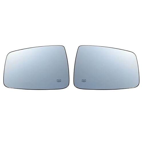 1 Paar Spiegelglas for 2009-2019 Dodge RAM 1500 2500 Auto vorne links rechts beheizt Seitentürflügel Rückspiegelglas von FonFou