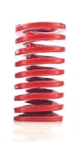 1 STÜCK Spiralstanzfeder, Spulenkompressionsfeder, komprimierte Feder, Freigabedruck, Formfeder, ID 11 mm(22 x 11 x 125mm,Red) von FonFou