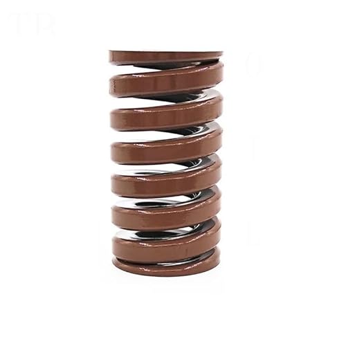 1 Stück Spiralstanz-Kompressionsform, Federaußendurchmesser 30 mm, Innendurchmesser 15 mm, Länge 25–300 mm(30x15x65mm,Brown) von FonFou