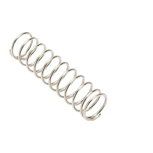 10 Stück 304 Edelstahl-Druckfeder, Rückholfeder, Stahldrahtdurchmesser 0,8 mm, Außendurchmesser 13/14 mm(20mm(10Pcs),13mm) von FonFou