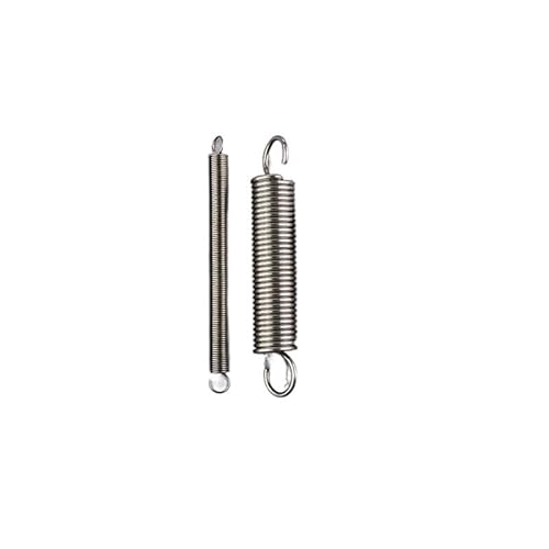 2/5 Stück 304 Edelstahl S-Haken-Spannungszylindroid Spiralspule Pullback-Verlängerung Zugfederdrahtdurchmesser 0,8 mm(45mm (5Pcs),10mm 0.8mm) von FonFou