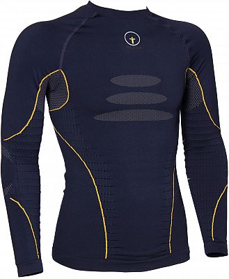 Forcefield Tech 2 Base, Funktionsshirt langarm - Blau/Gelb - XS von Forcefield