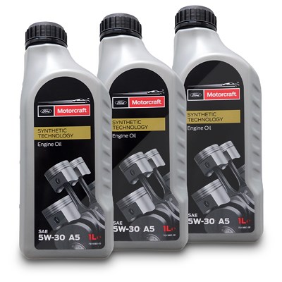 Ford 3x 1 L Motorcraft A5 5W-30 [Hersteller-Nr. FO15CF53] von Ford