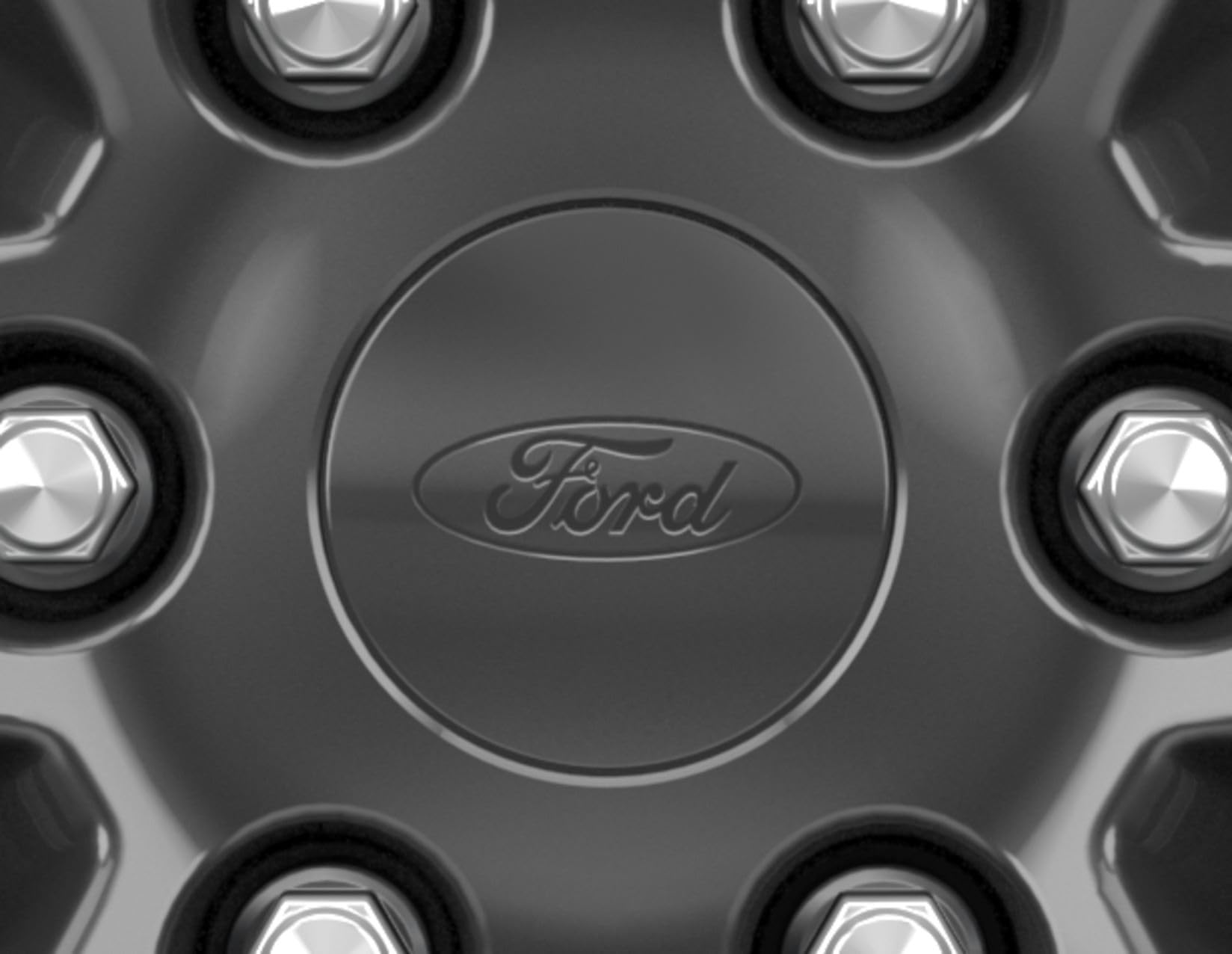 Ford Original Ranger 2011-Aktuell Leichtmetallfelge Nabendeckel Oval Dunkelgrau 5341585 von Ford