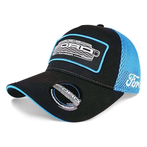 Ford Outdoor Baseball Cap Schwarz Hellblau verstellbar von Ford