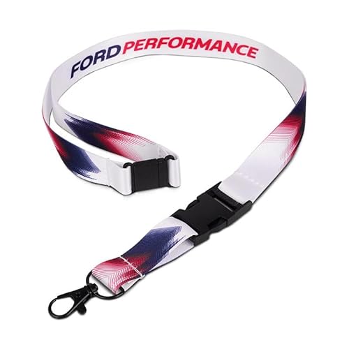 Ford Performance Schlüsselband Lanyard Weiß von Ford