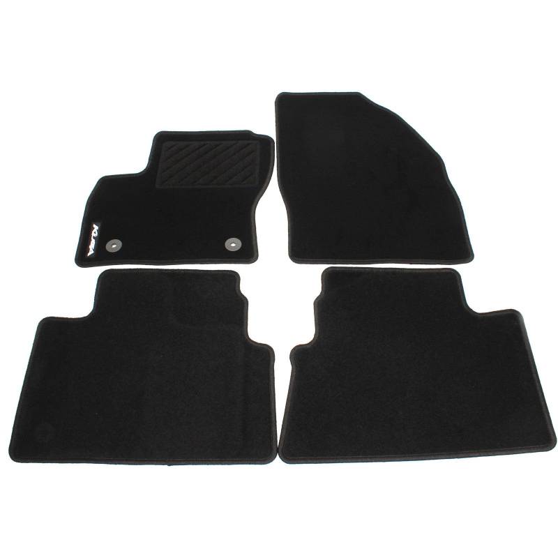 Original Ford Kuga 2011-2012 Teppichfußmatten für vorne und hinten in Schwarz 1758723 von Ford