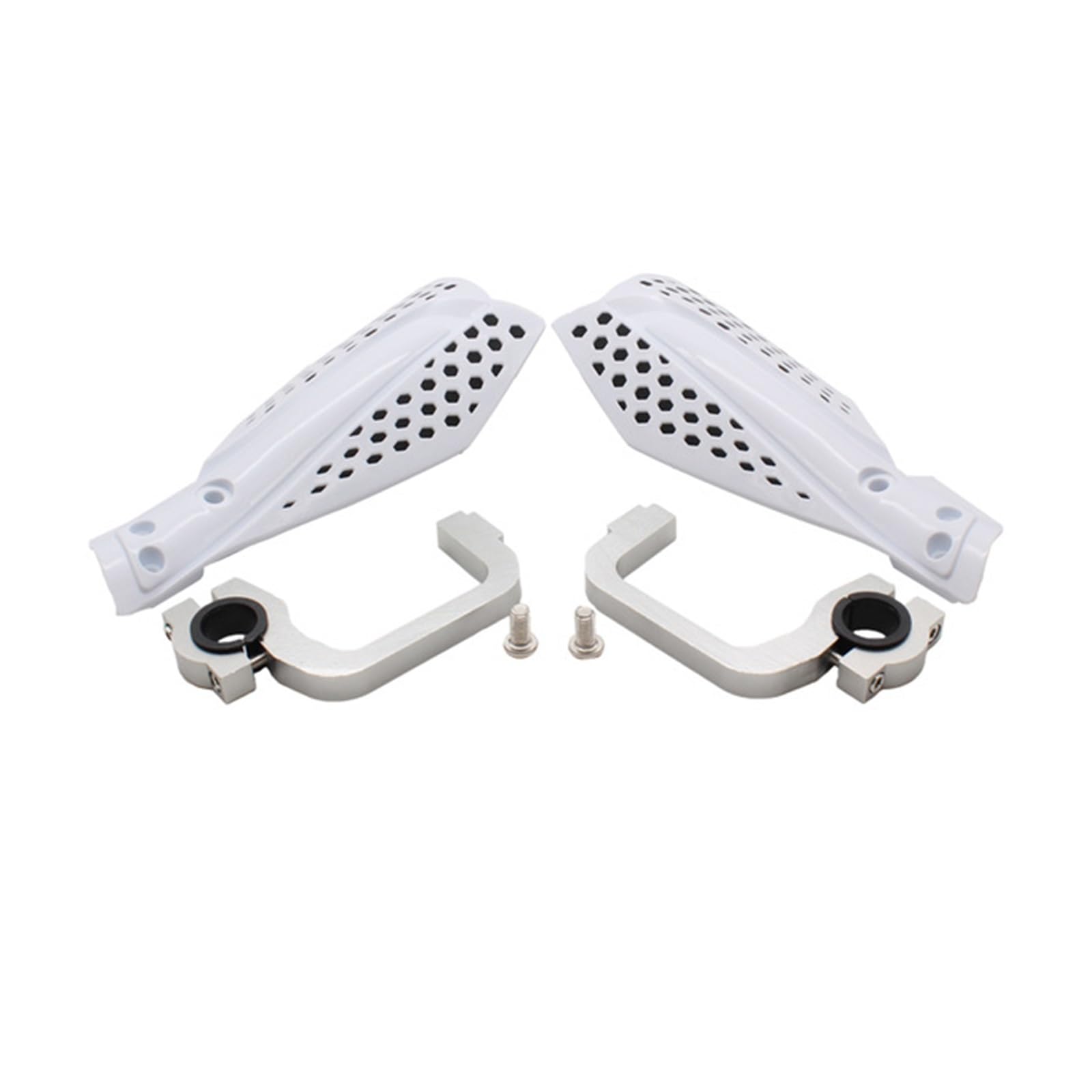 Motorrad Handschützer Motorrad Knöchelschutz 22mm 28mm Handschutz Schutz Pit Bike Handschützer Motocross Zubehör Für Ya&maha Handschützer uards(White) von ForgUe