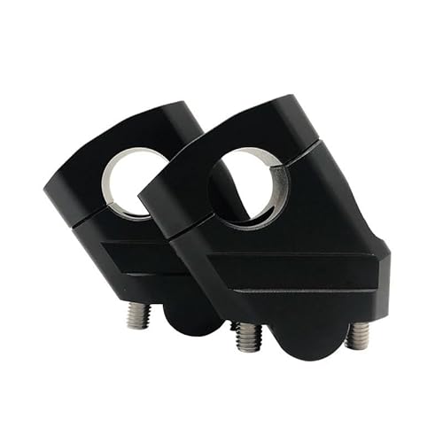 Motorrad-Lenkererhöhung Für S&uzuki Für DL650 650 Für DL 650 Für 650 Motorrad 22mm Lenker Riser Bar Montieren Griff Clamp Silber Schwarz Lenkerhalterung Klemme(22mm Black) von ForgUe