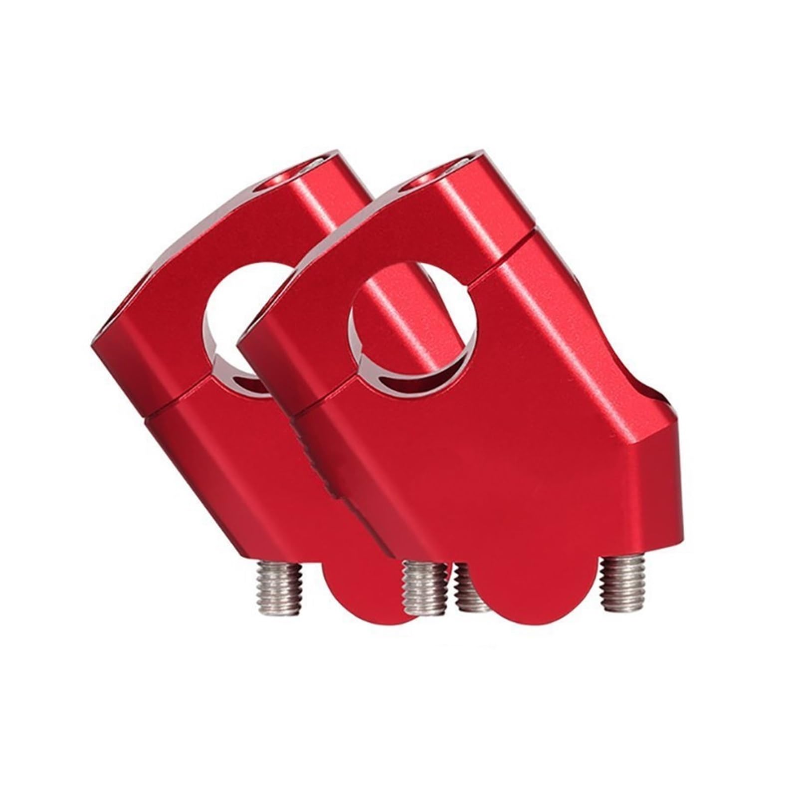 Motorrad-Lenkererhöhung Motorrad Zubehör 22mm 28mm Für Für R1200GS Motorrad Lenker Riser Motocross Erhöhung Klemmhalterung Pit Bike Lenkerhalterung Klemme(22mm Red) von ForgUe