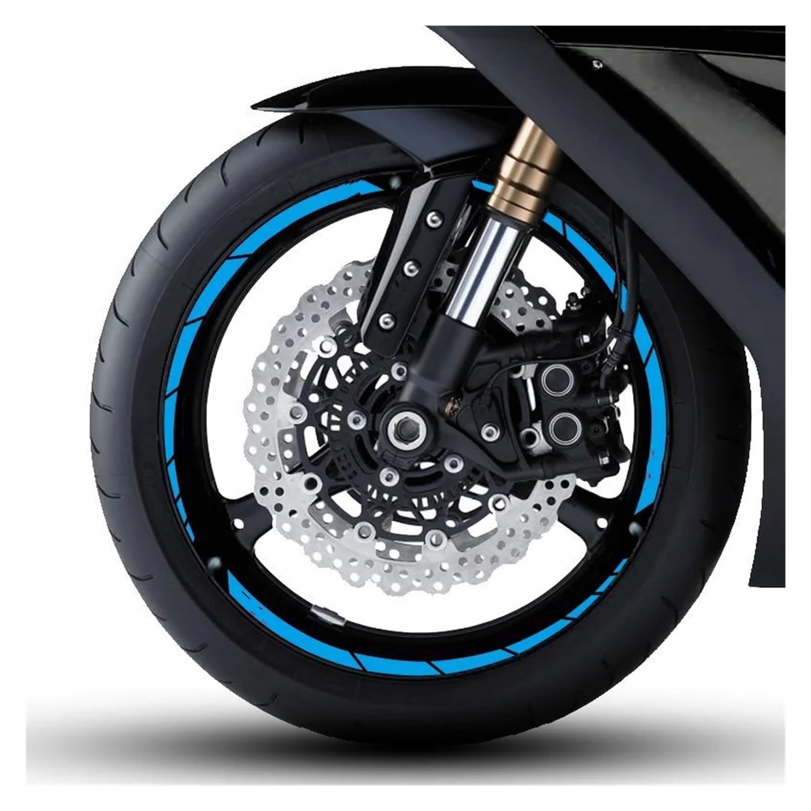 Motorrad-Rad FÜR B&MW FÜR C400X Reflektierende Motorrad Zubehör Rad Aufkleber Hub Decals Felge Streifen Band Aufkleber Abziehbild(Multi-colored2) von ForgUe