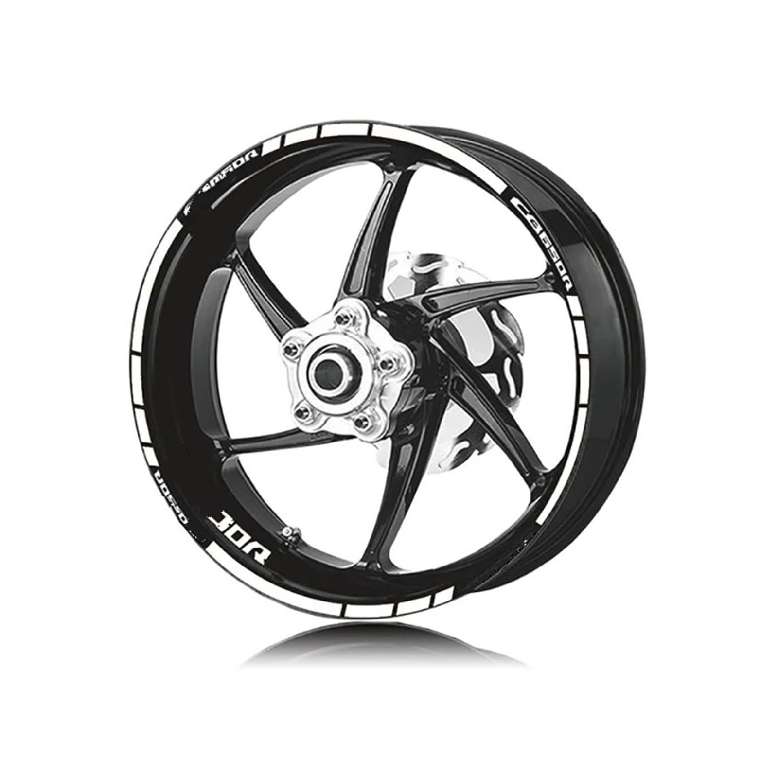 Motorrad-Rad Für CB650R Für CBR650F Für Cbr650r Motorrad Vorne Hinten Felge Streifen Reflektierende Aufkleber Aufkleber Aufkleber Abziehbild(Multi-colored3) von ForgUe