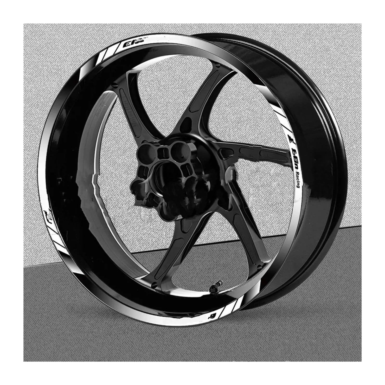 Motorrad-Rad Für ER-6N Für ER6N Mortorcycle Felge Aufkleber Decals Reflektierende Hub Streifen Band Zubehör Wasserdicht Aufkleber Abziehbild(B 17 Inch C) von ForgUe