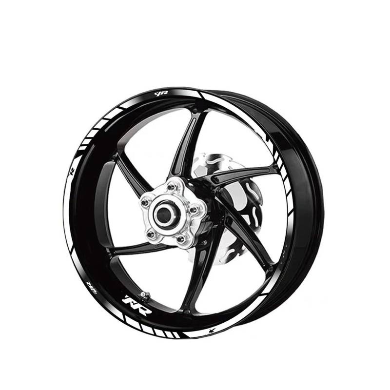 Motorrad-Rad Für Für XJR 400 1200 1300 Vorne Hinten Rim Dekoration Aufkleber Rad Reflektor Aufkleber Aufkleber Abziehbild(A-1) von ForgUe