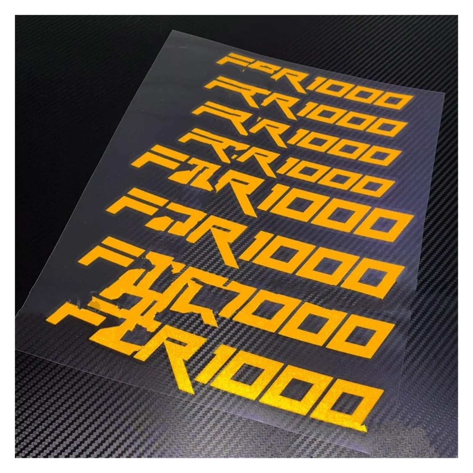 Motorrad-Rad Für Ya&maha Für FZR 1000 Für 1000R 8X Motorrad Iner Räder Felgen Decals Reflektierende Wasserdichte Aufkleber Aufkleber Abziehbild(FZR1000 Yellow) von ForgUe