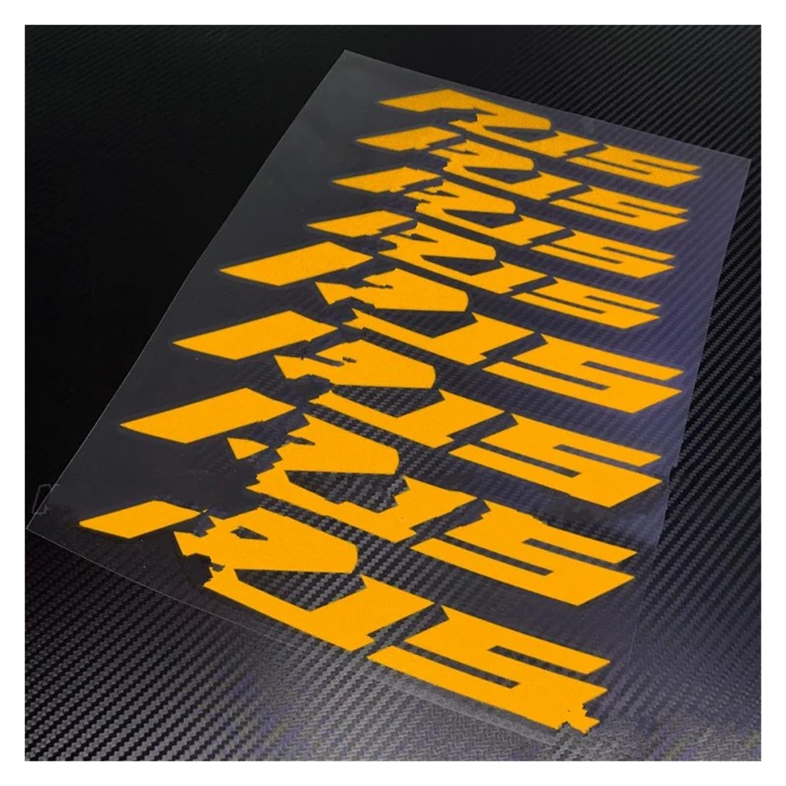 Motorrad-Rad Für Ya&maha Für YZF Für R15 Für R25 8X Motorrad Iner Räder Felgen Decals Reflektierende Wasserdichte Aufkleber Aufkleber Abziehbild(R15 Yellow) von ForgUe