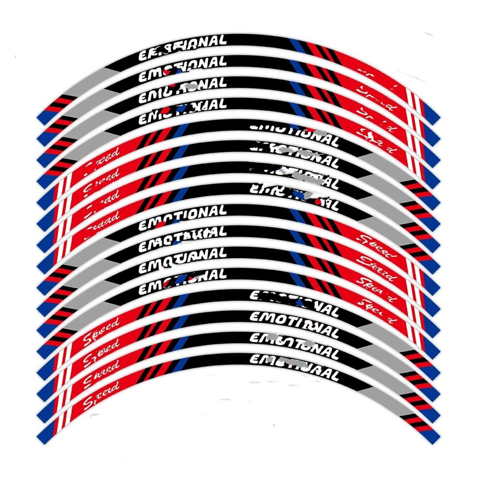 Motorrad-Rad Motorrad Felgenaufkleber Reflektierende Nabenstreifen Klebeband Aufkleber Zubehör Wasserdicht Für K&awasaki Z900 Z 900 Aufkleber Abziehbild(A Red) von ForgUe