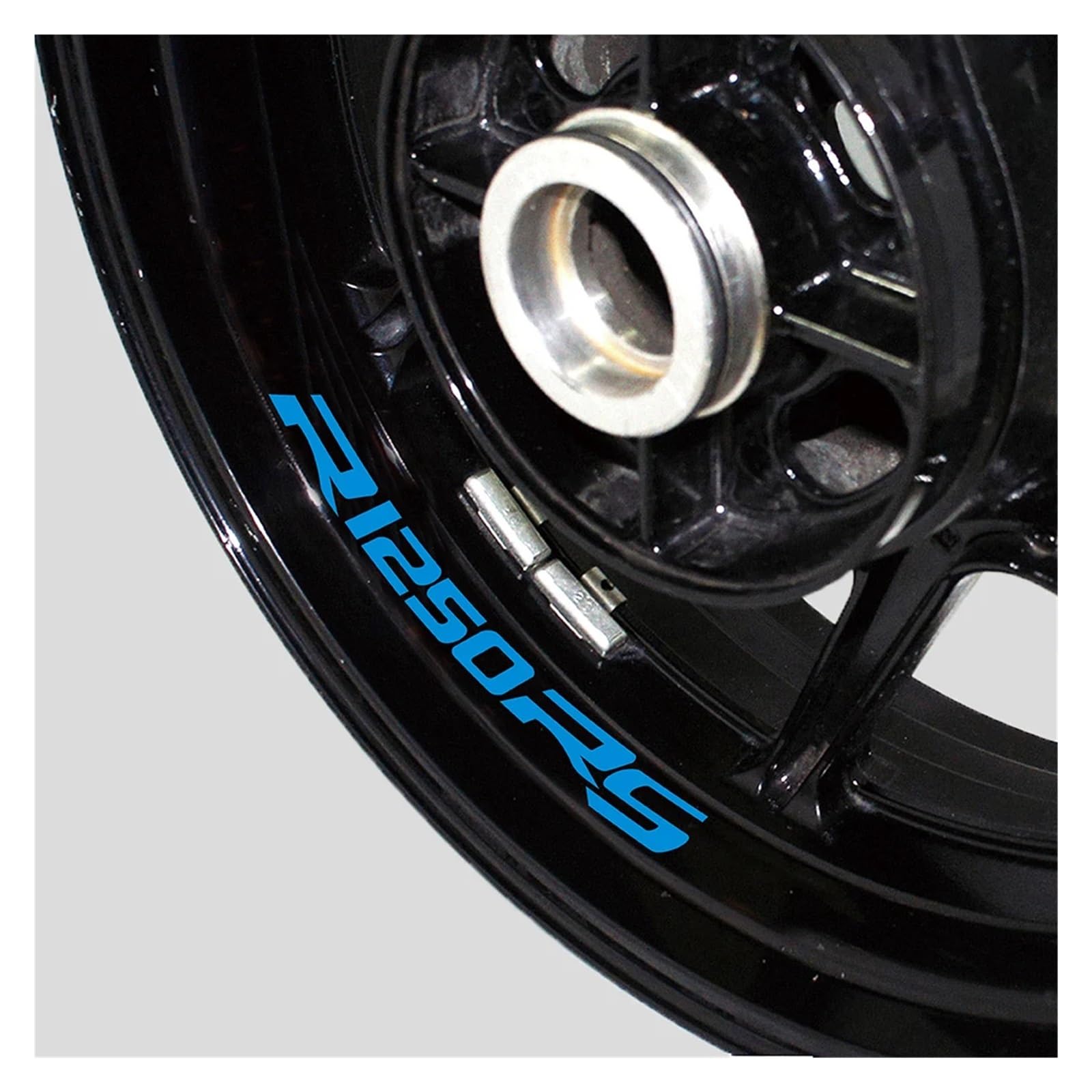 Motorrad-Rad Motorrad Rad Aufkleber Aufkleber Reflektierende Motorrad Felge Reifen Dekorative Aufkleber Für R1250RS R 1250rs R1250 Aufkleber Abziehbild(Blue) von ForgUe