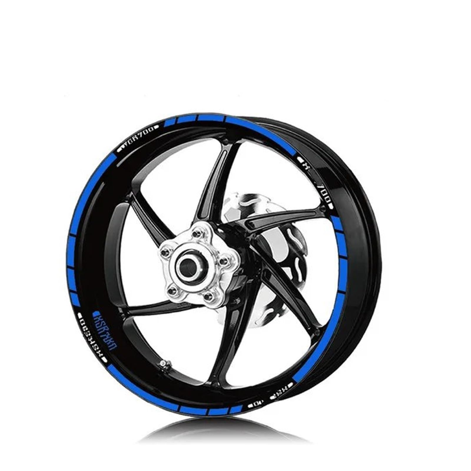 Motorrad-Rad Motorrad-Rad-Dekoration Logos Und Aufkleber Rad Für XSR900 Aufkleber Abziehbild(XT-LQ-XSR900-BLU) von ForgUe