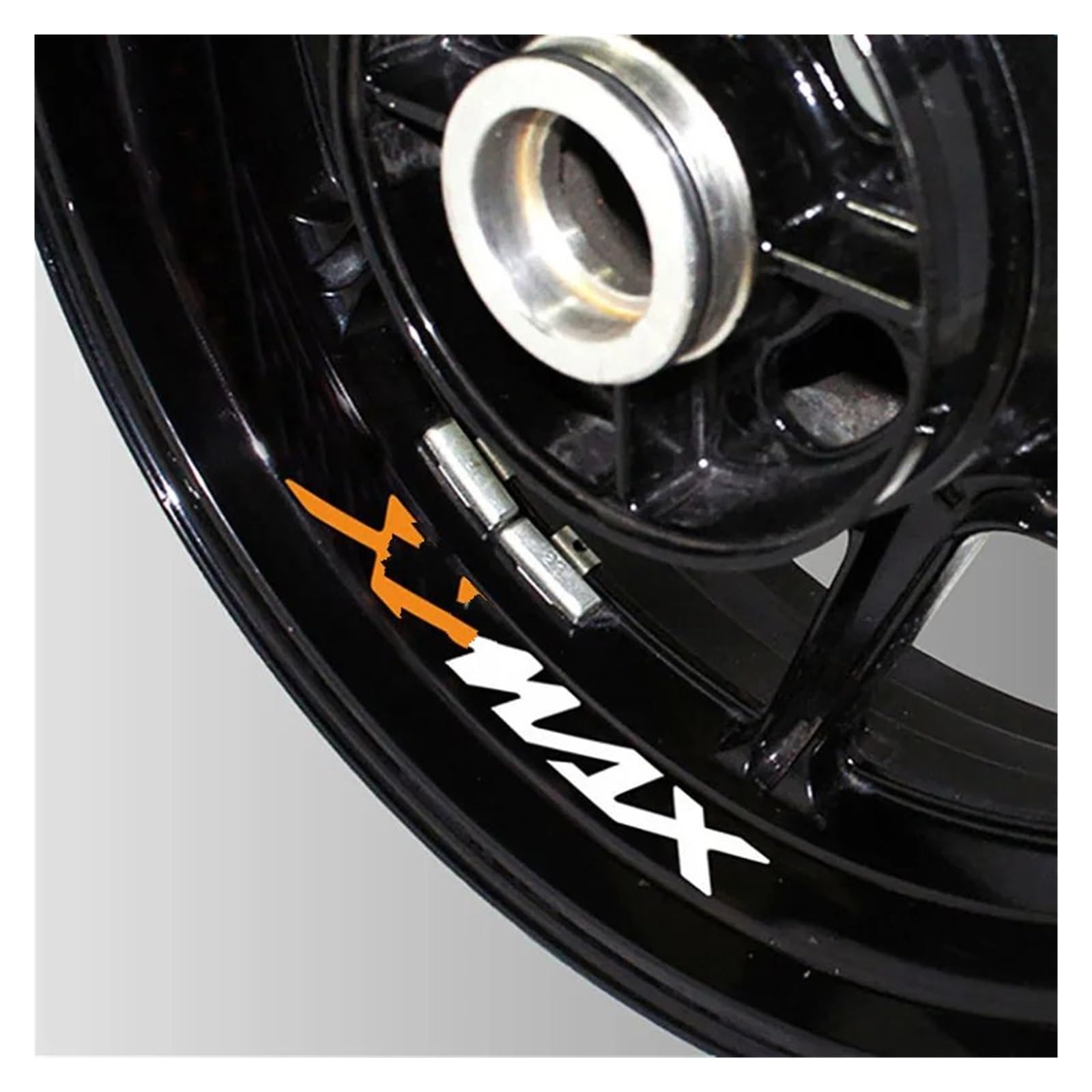 Motorrad-Rad Motorrad-Radaufkleber Für X&max XMAX300 Für XMAX400 8 X Reifen, Reflektierende Felgenstreifen Klebeband Abziehbilder Wasserdicht Aufkleber Abziehbild(Multi-colored5) von ForgUe